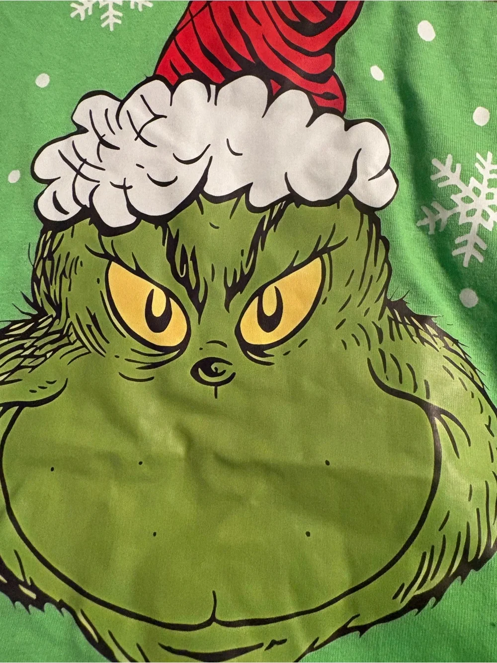 Unbranded Merry Grinchmas Green Holiday T-Shirt 3x